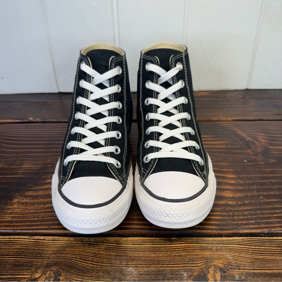 Converse Chuck Taylor All Star Hi Black Canvas Sneakers – Women’s 8 / Men’s 6 - Picture 3 of 9